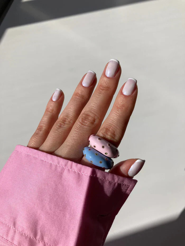 How To Do French Tips Using a French Tip Tool