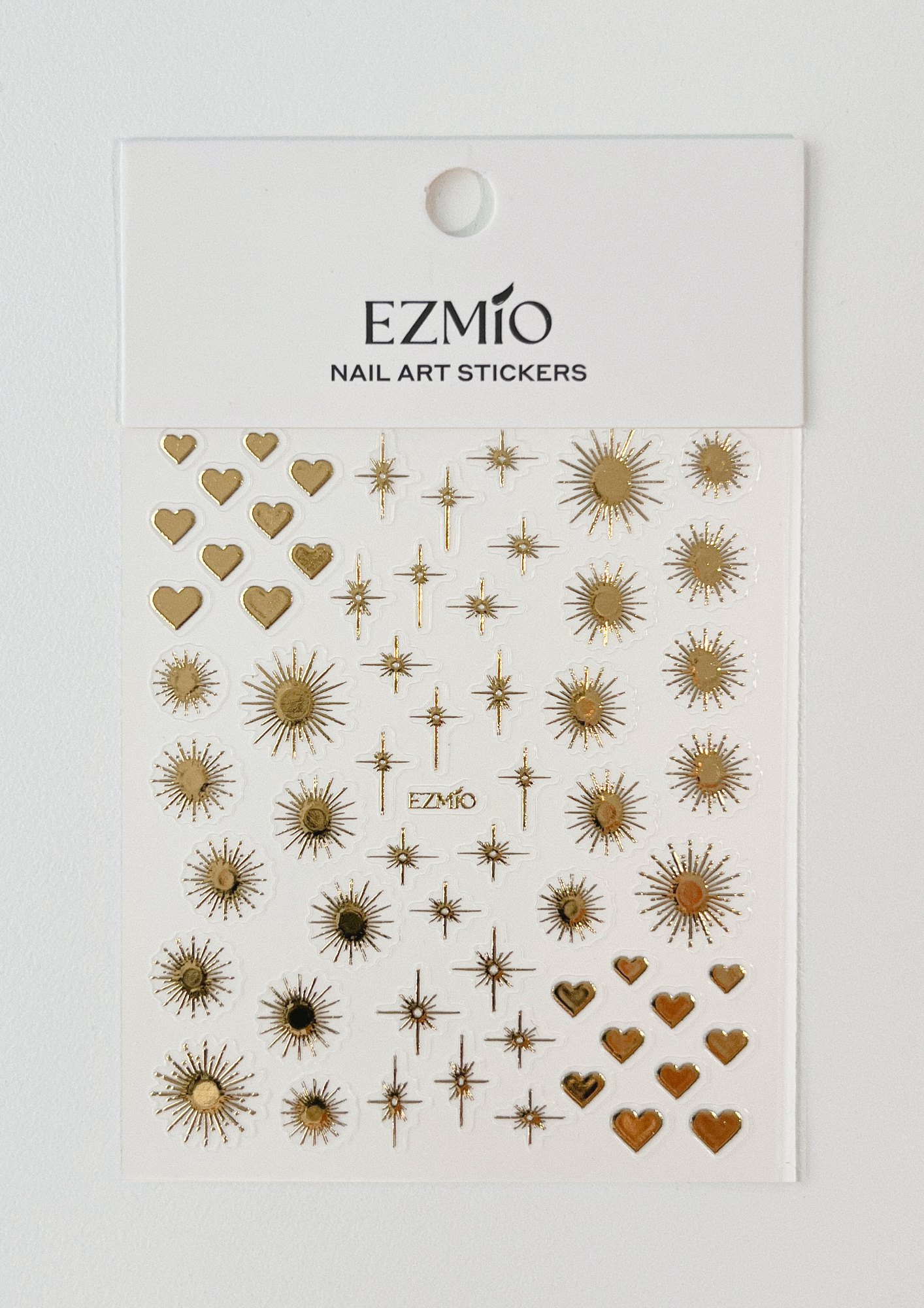 Golden Hour Textured Nail Art Stickers