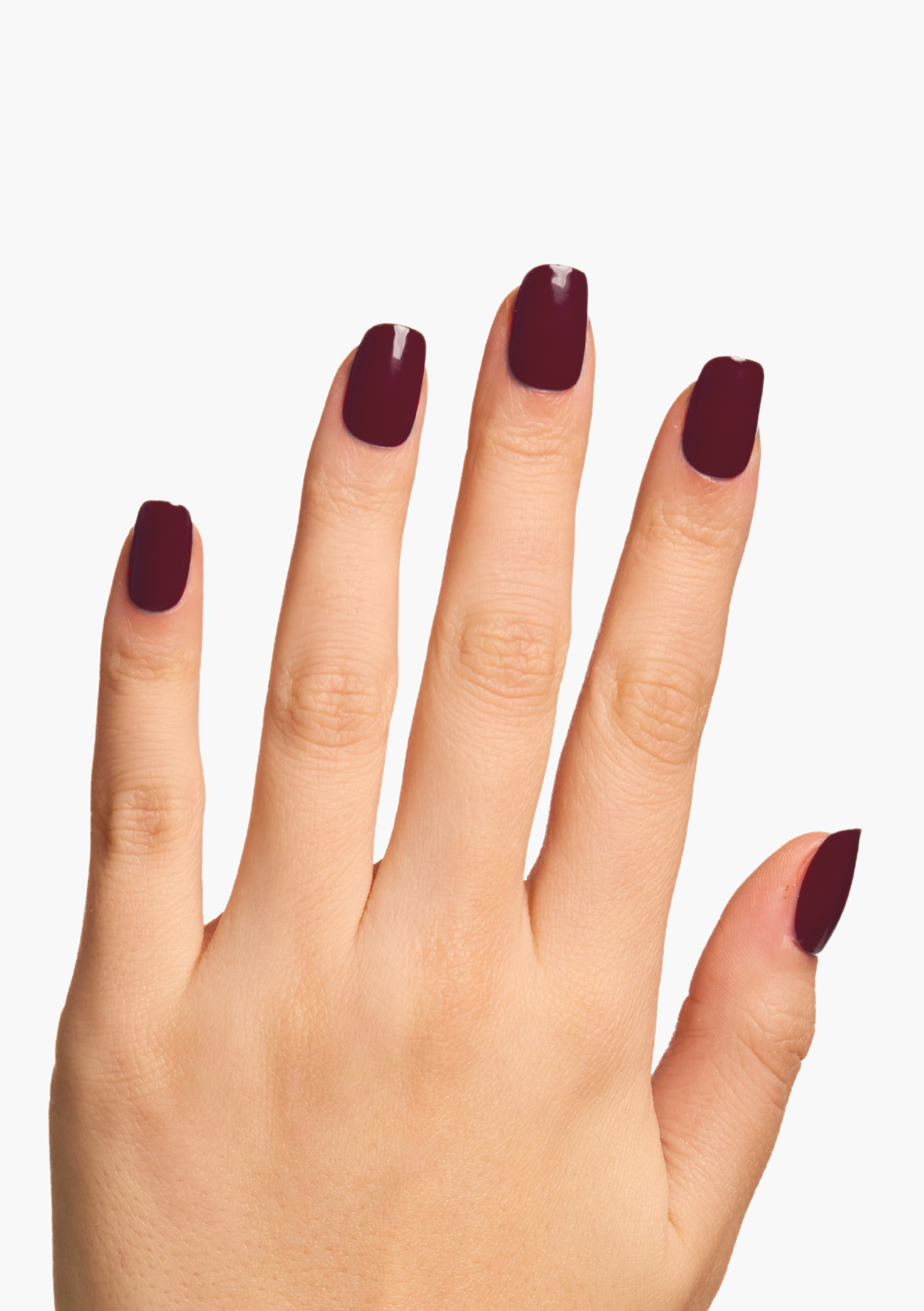 Bridget Burgundy - Extra Short Squoval