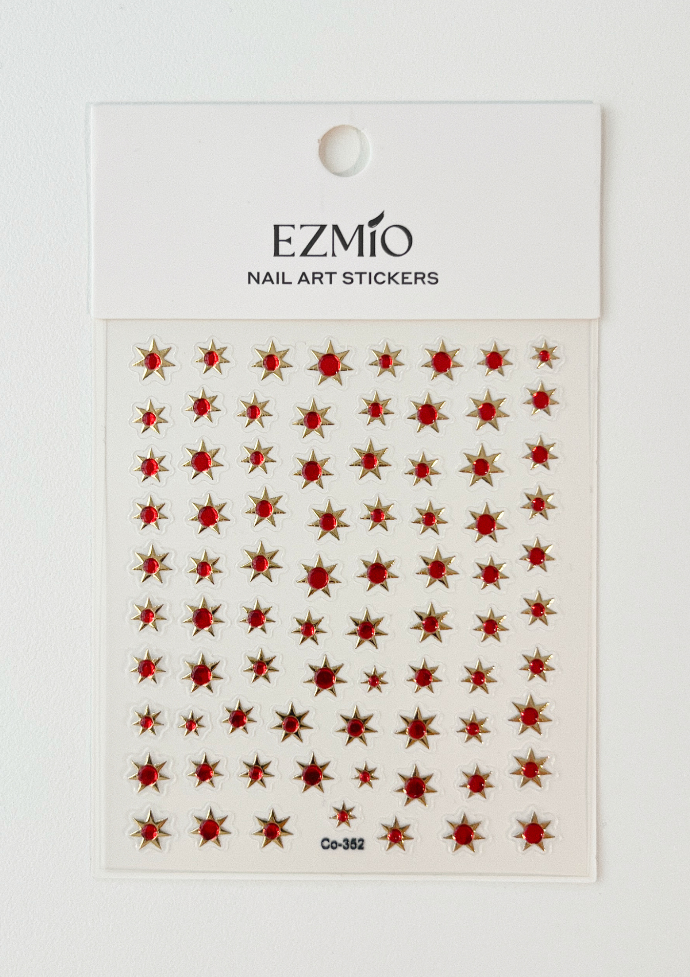 Cherry Comet Textured Nail Art Stickers
