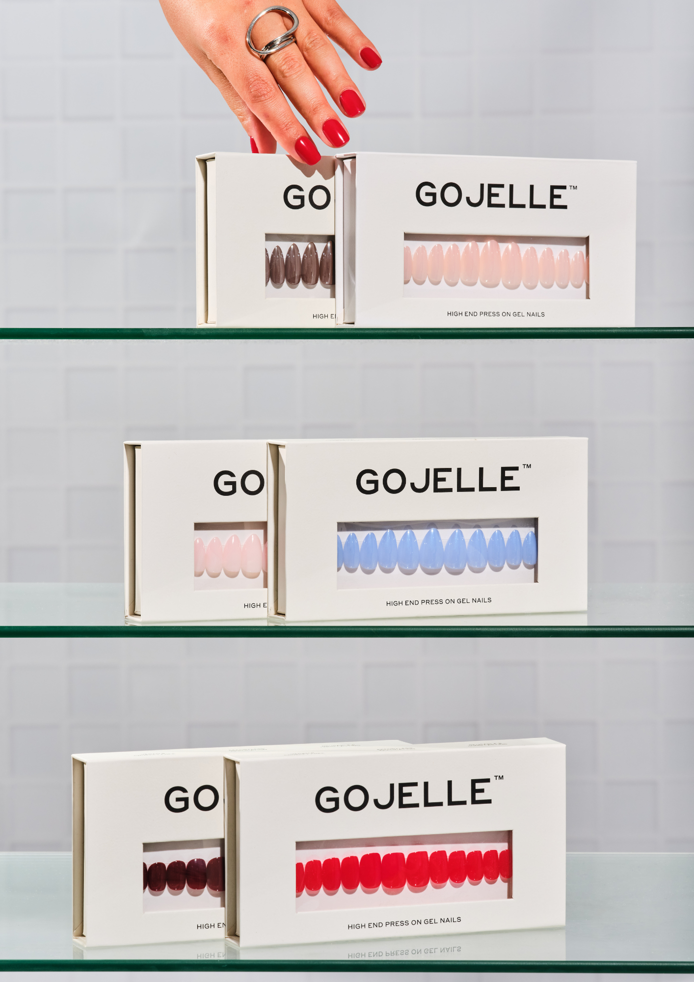GOJELLE 6 Set Press On Nails