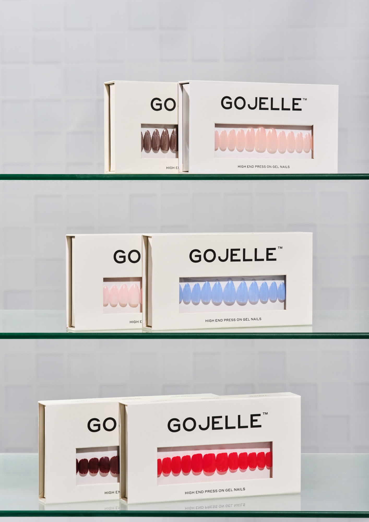 GOJELLE 6 Set Press On Nails