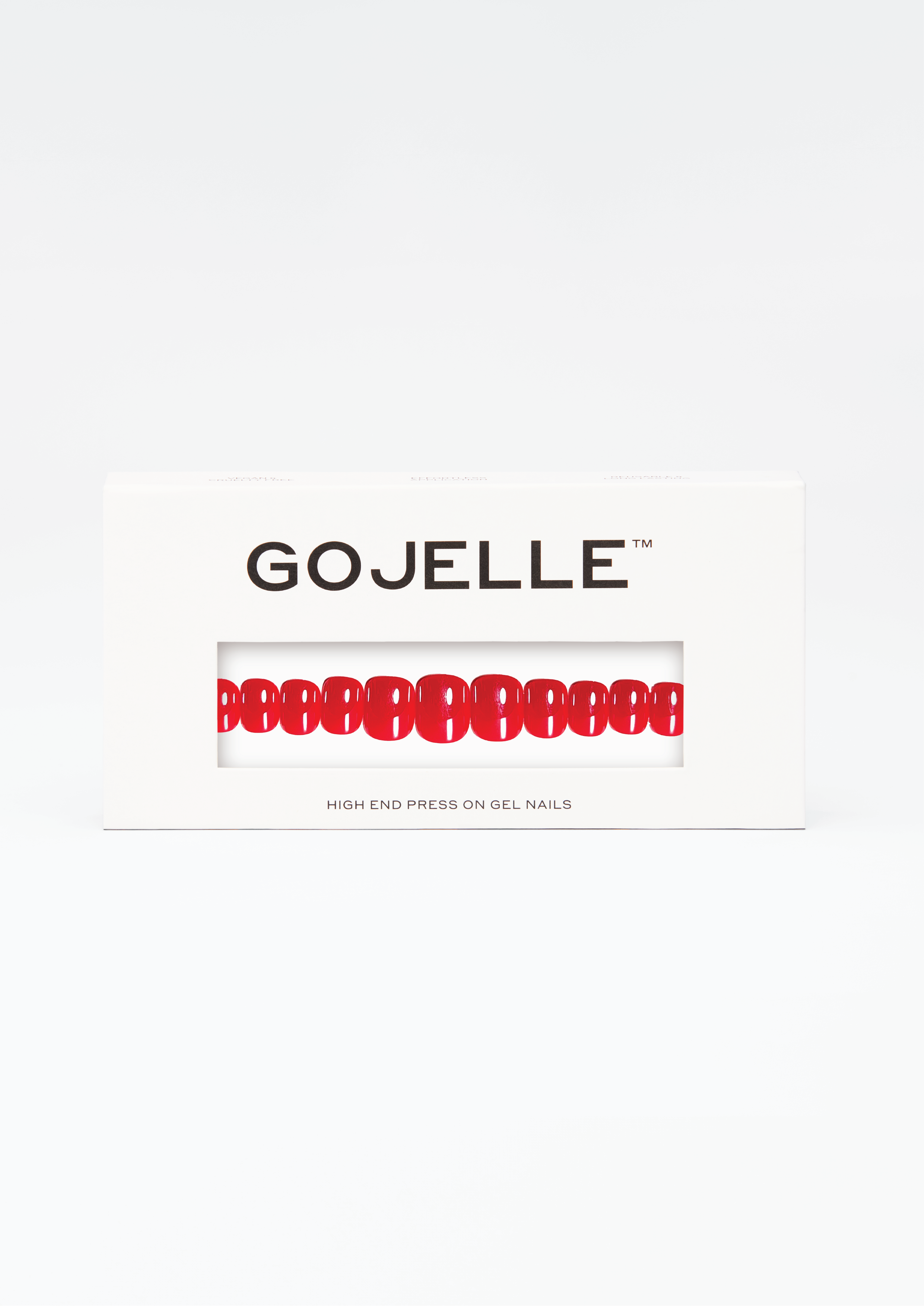 The Juliet Red Glaze - Extra Short Squoval