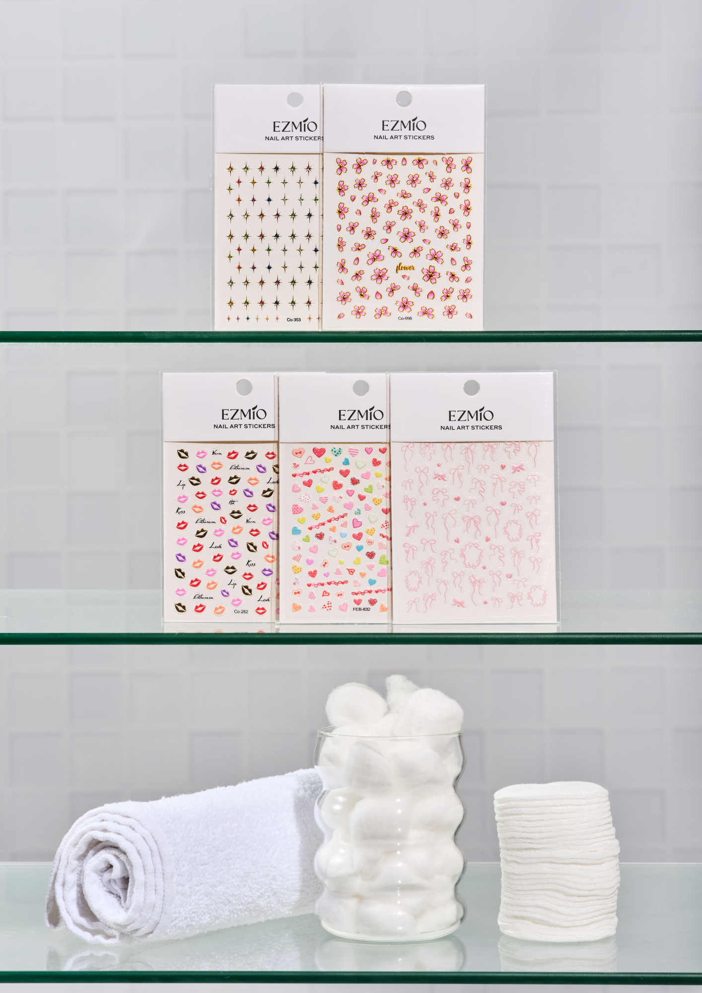 Bundle Of 5 Nail Art Stickers