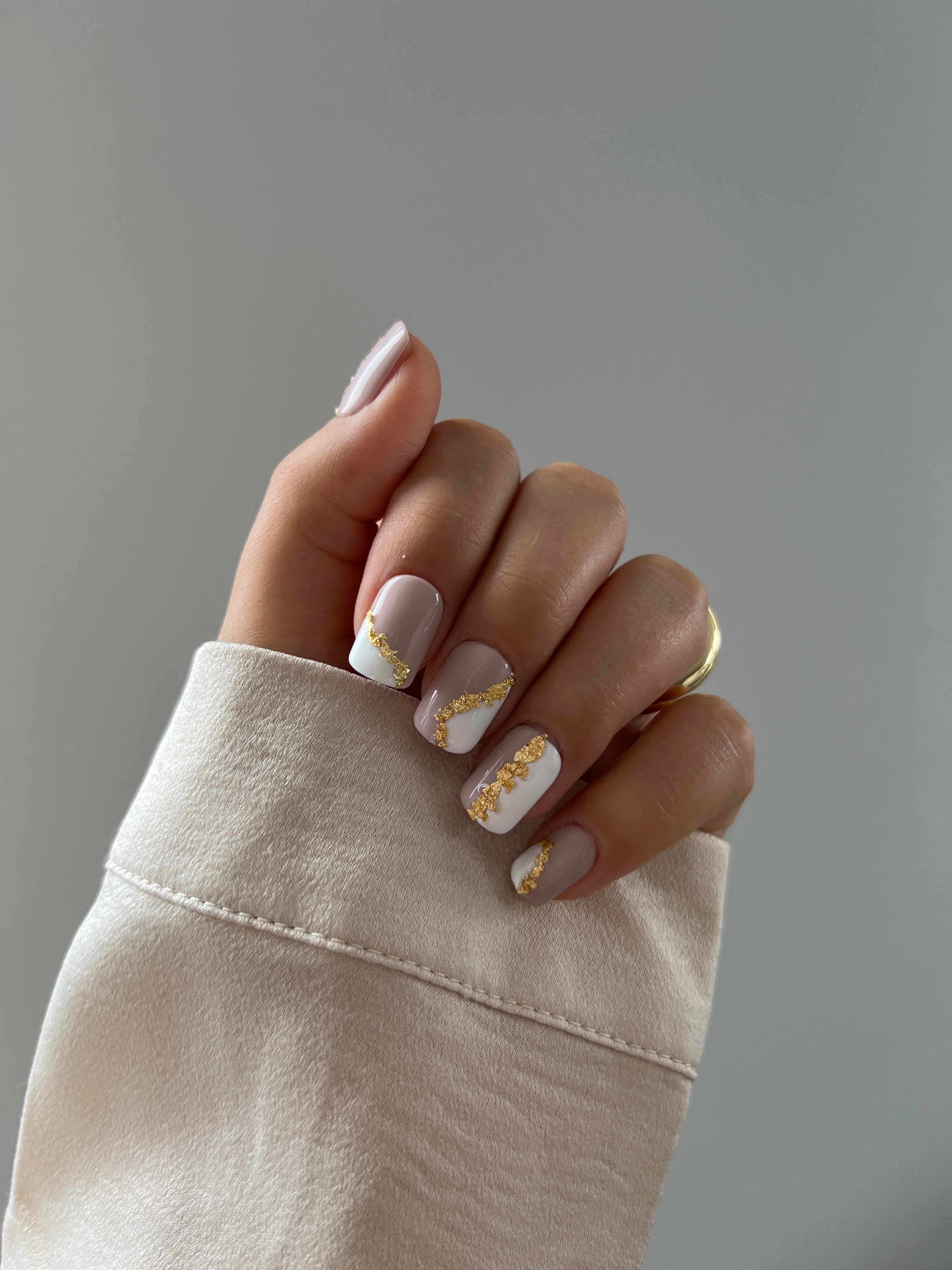 How To Create Easy Foil Leaf Nail Art