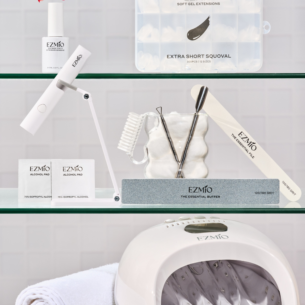 Glamorous Suite エギセット 20g Soft Gel Extensions Kit | Lasts 21+ Days at Home | Ezmio Beauty