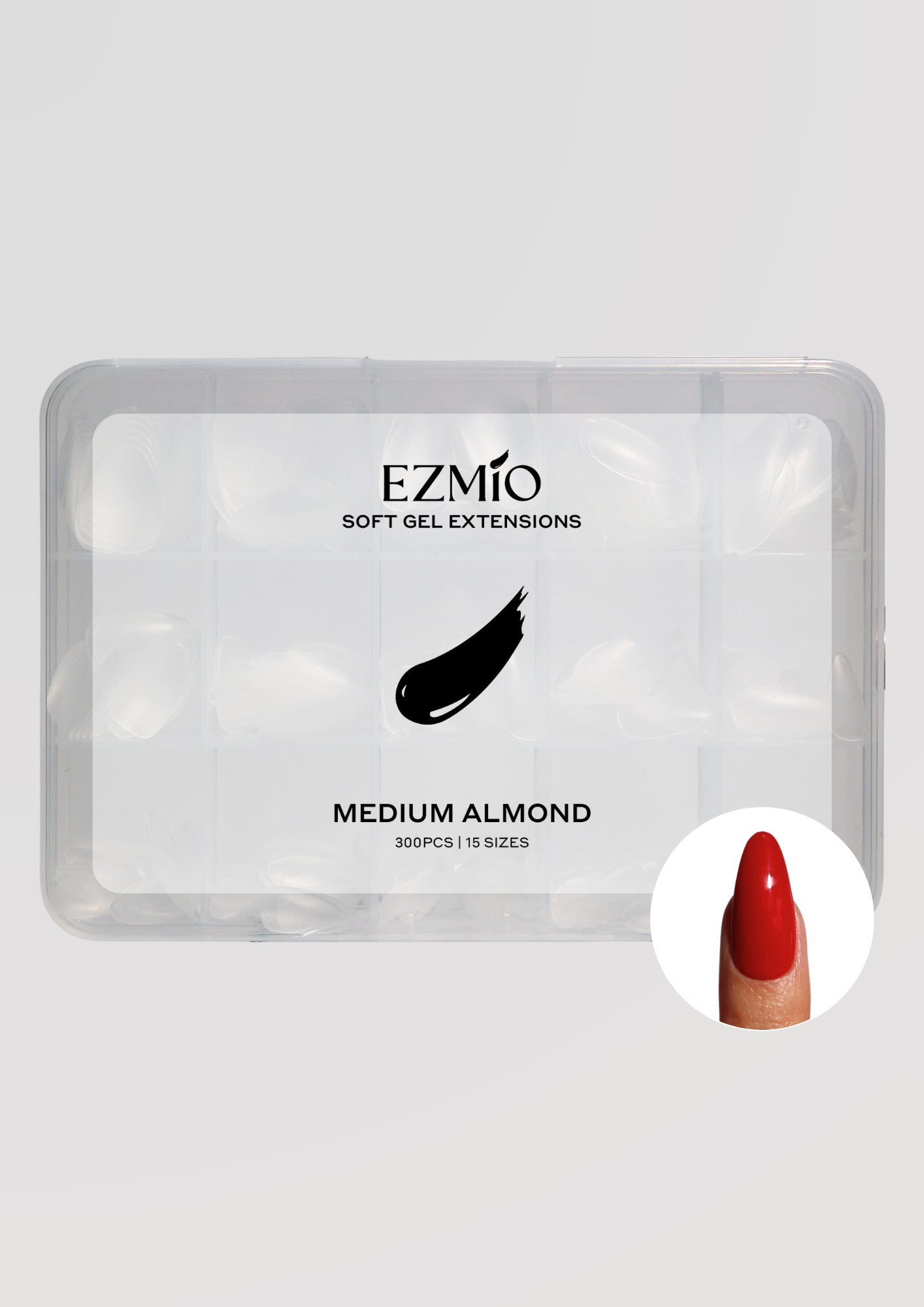 Medium Almond Soft Gel Extensions