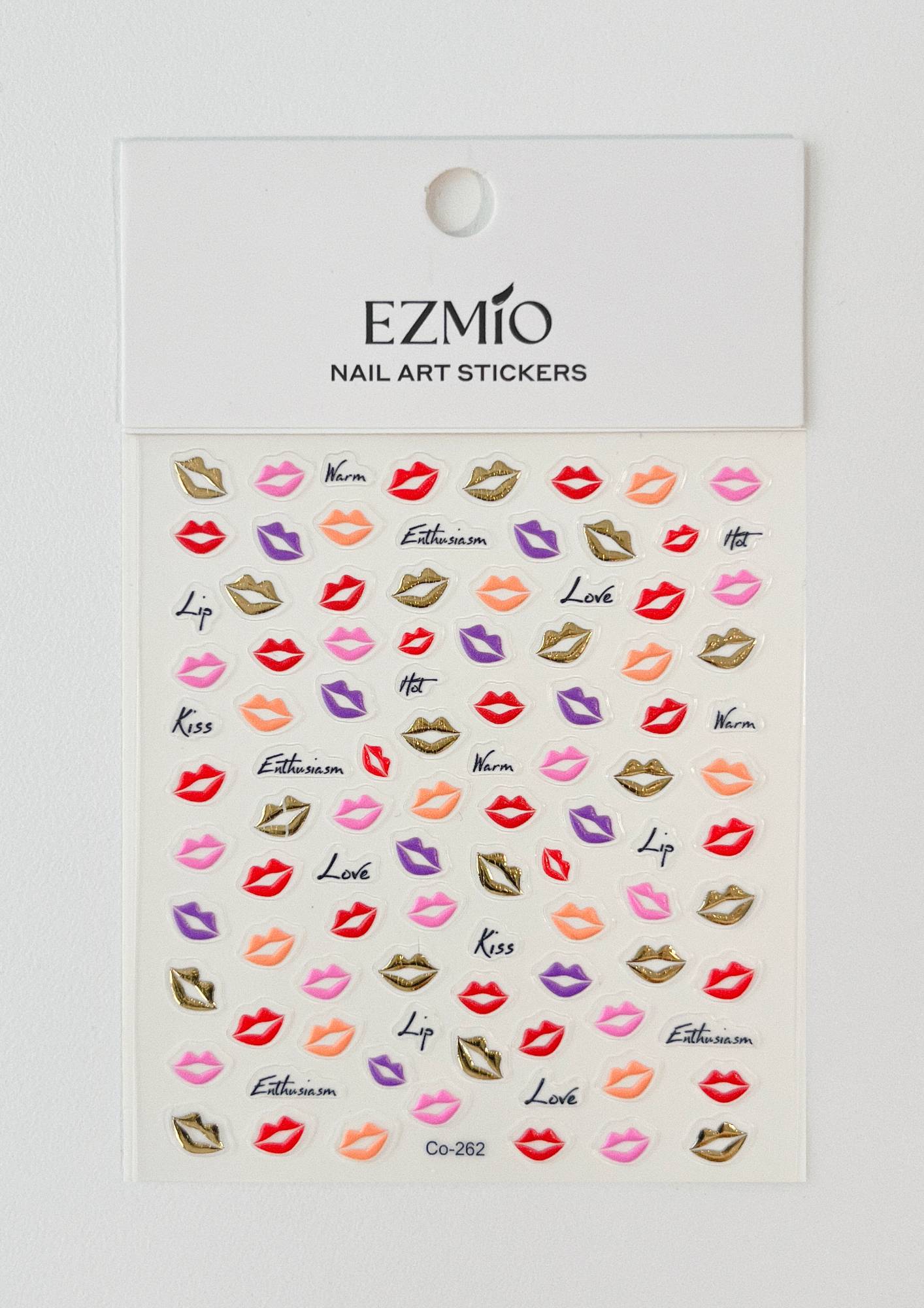 Pucker Up Nail Art Stickers