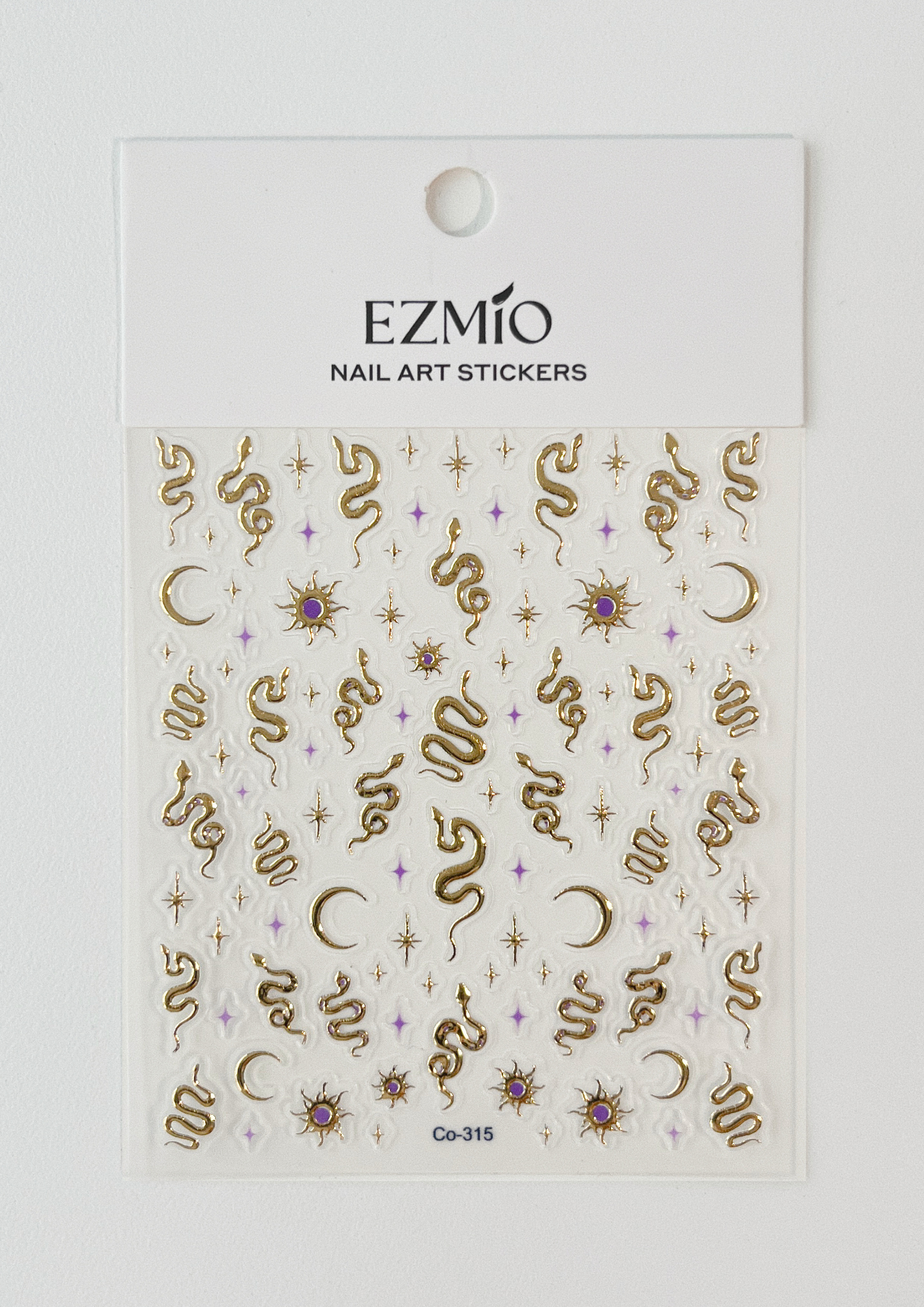 Cosmic Venom Textured Nail Art Stickers