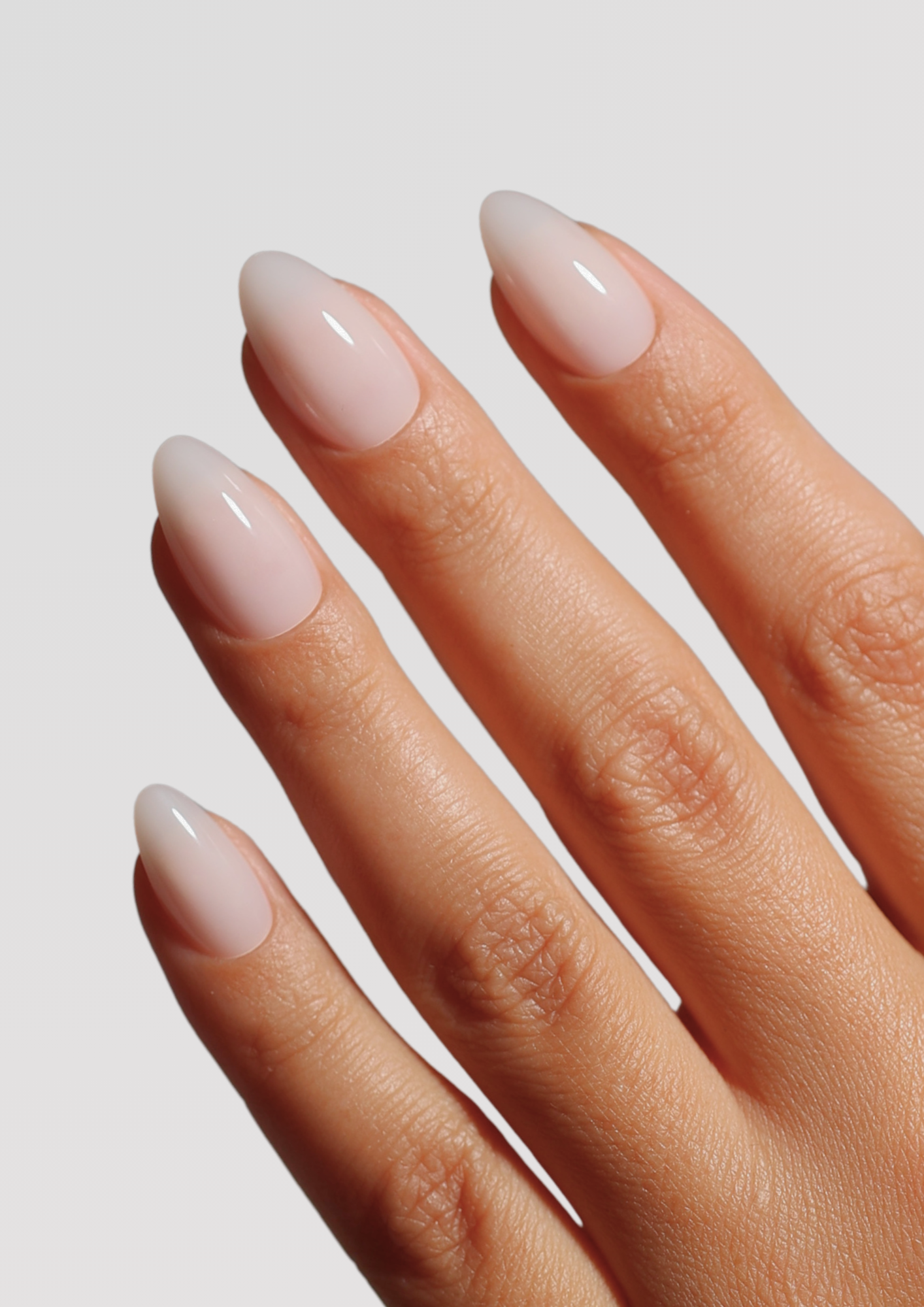 Cassie Coconut - Short Almond | Press On Nails