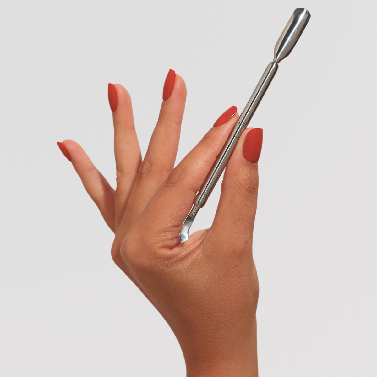 Pro Cuticle Pusher | Dual-Ended Steel Tool | Ezmio Beauty