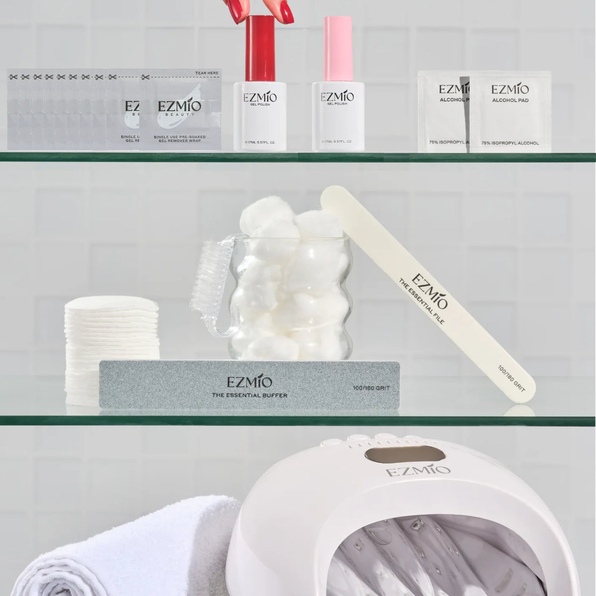 エミナルクリニック　 epi gel & lotion セット Gel Nail Kit | Skip Base & Top Coat | Ezmio Beauty