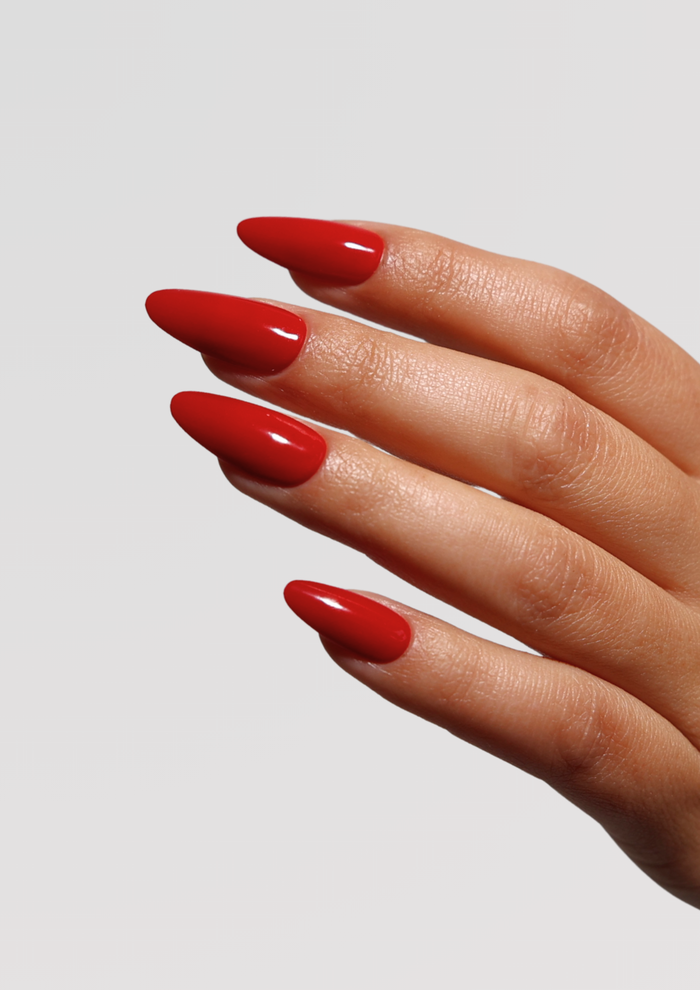 Medium almond nails example