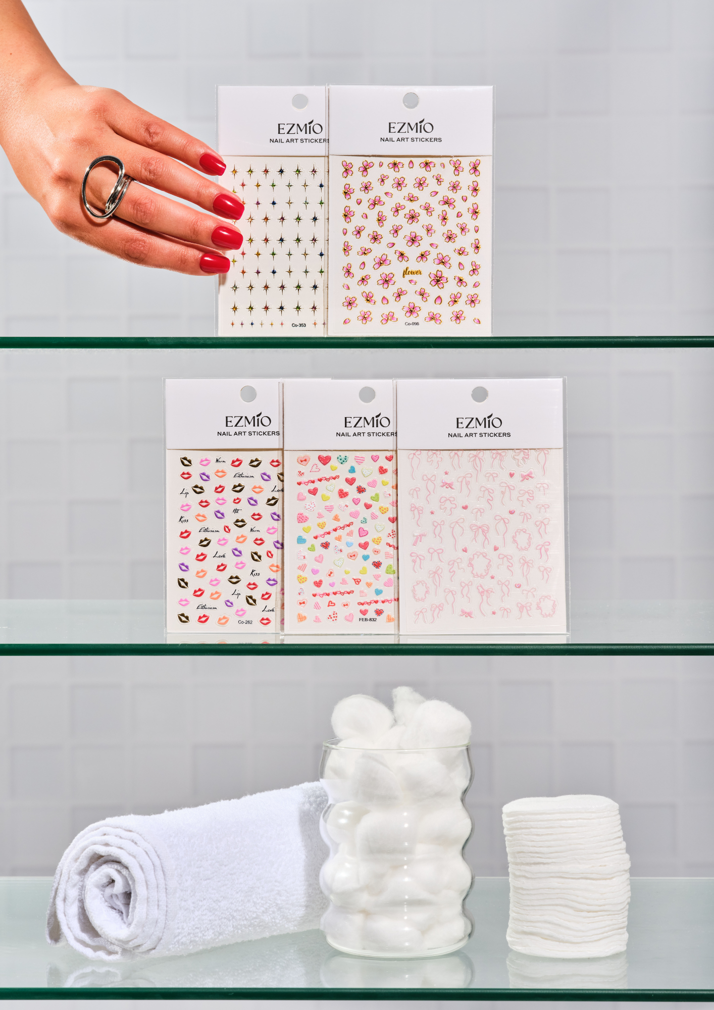 Bundle Of 5 Nail Art Stickers