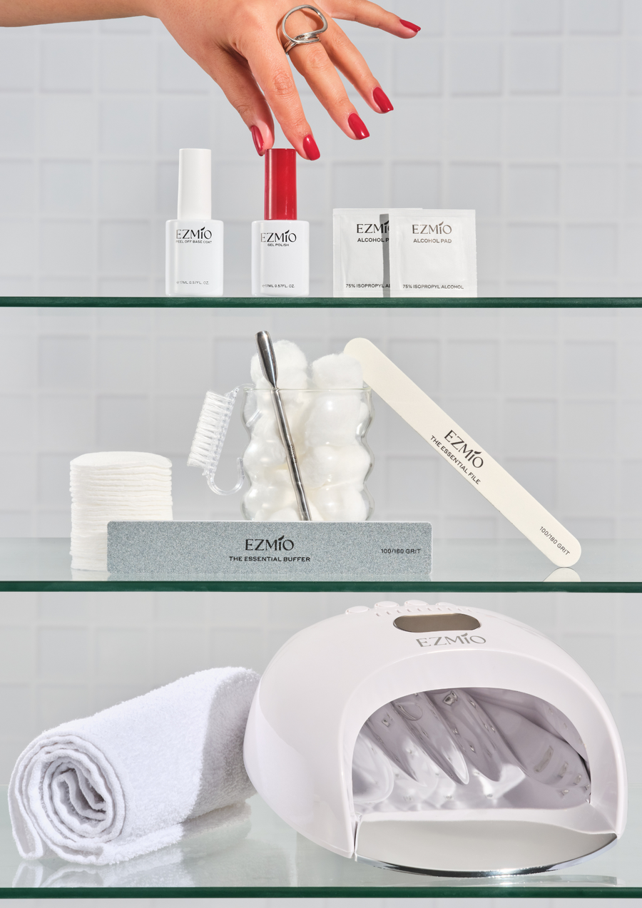 Ezmio peel off gel nail kit