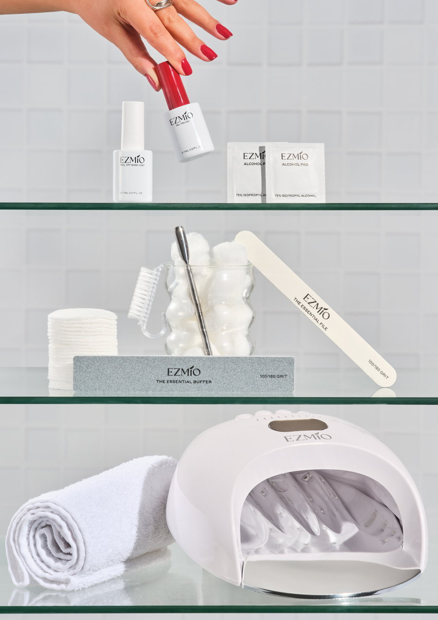 Ezmio gel nail kit bundle contents