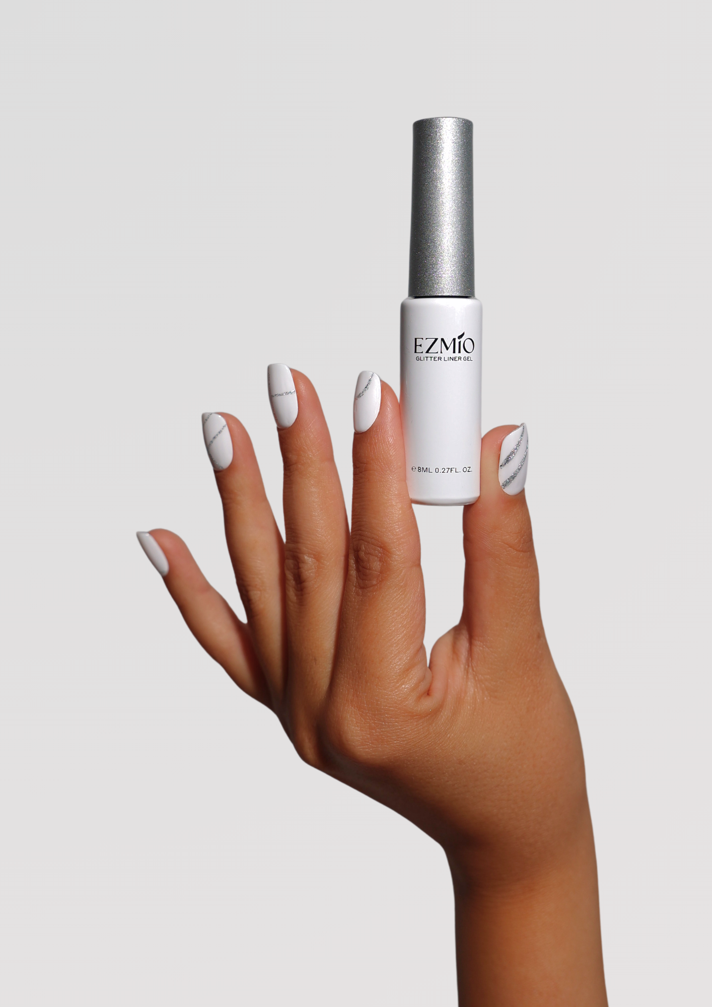 Silver Glitter Liner Gel